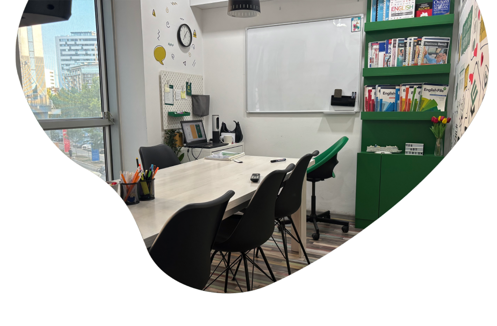 Moderna učionica za kurseve jezika u Epic Centru Novi Sad